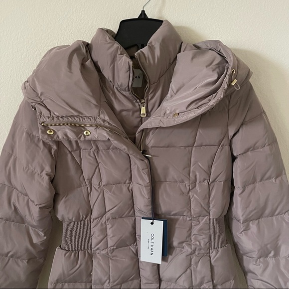 NWT Cole Haan Puffer Coat Jacket Size M - Picture 7 of 16